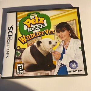 Nintendo DS Petz Rescue Wldlife Vet game